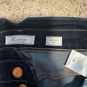 KanCan High Rise Skinny Jeans - Dark Blue